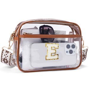 Clear Crossbody Bags Trendy, Stadium Aroved Clear Purses Cross :3